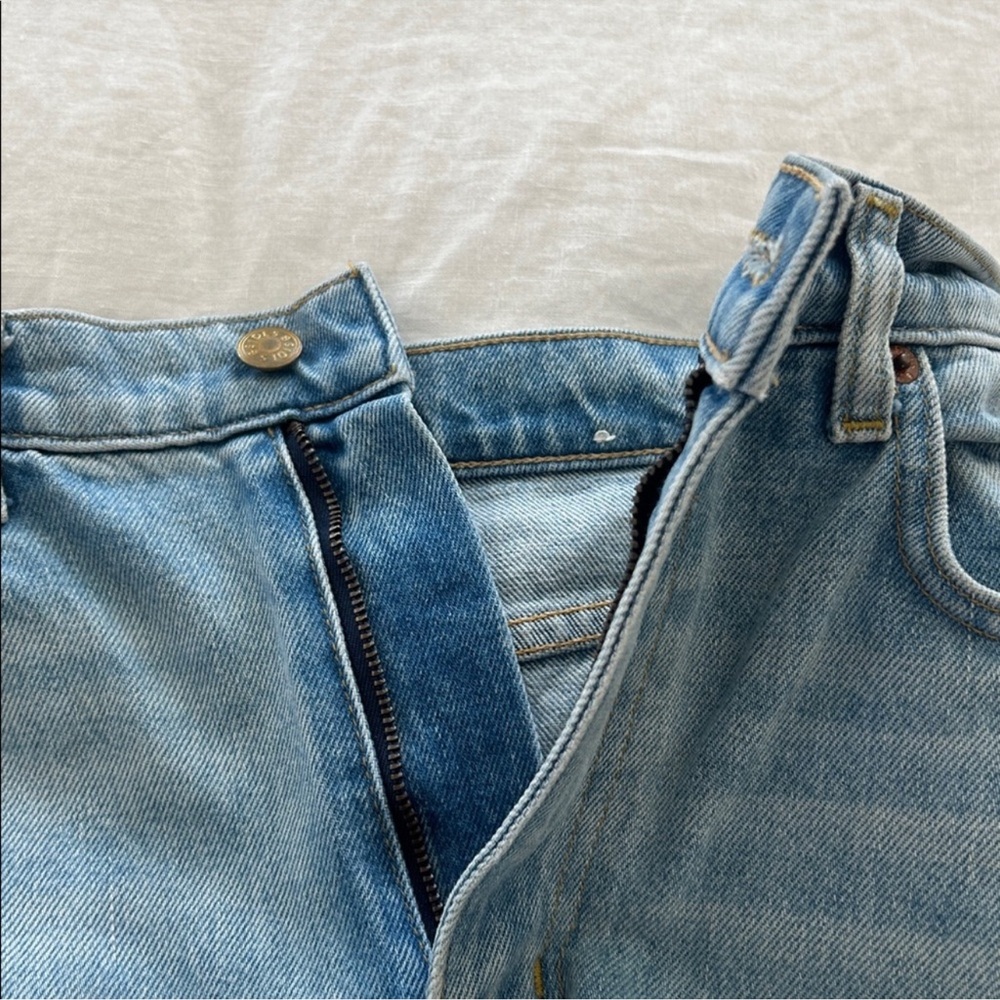 B. Sides Plein Relaxed Straight Jean Jane Wash sz 27 light wash - Picture 8 of 8